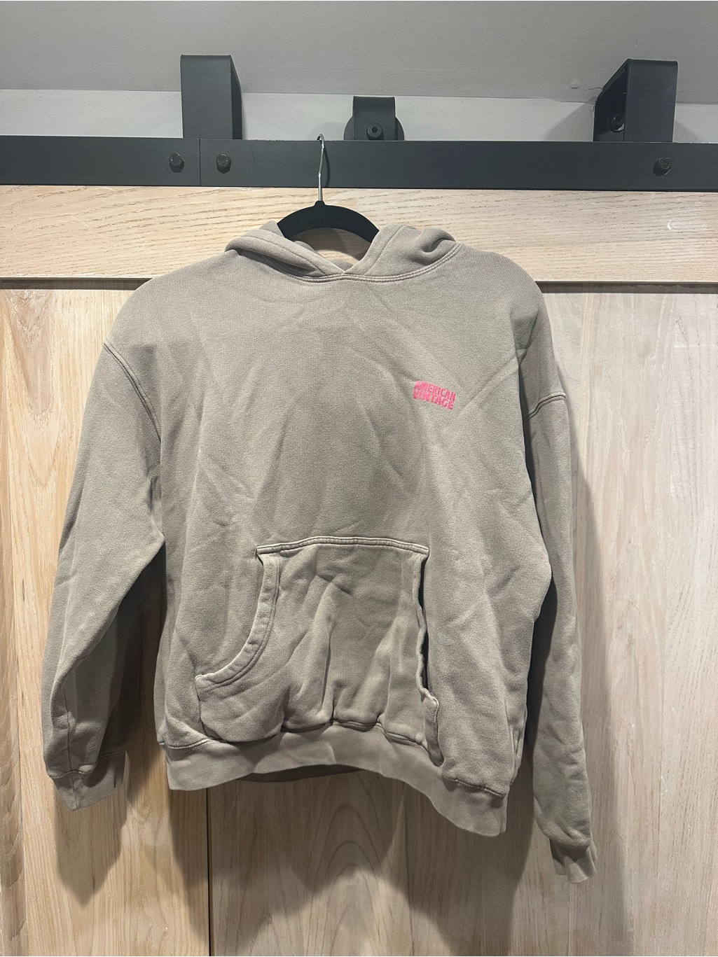 American Vintage Izu Bird Hoodie. Color Castor Vintage.